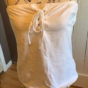 White tube top size medium